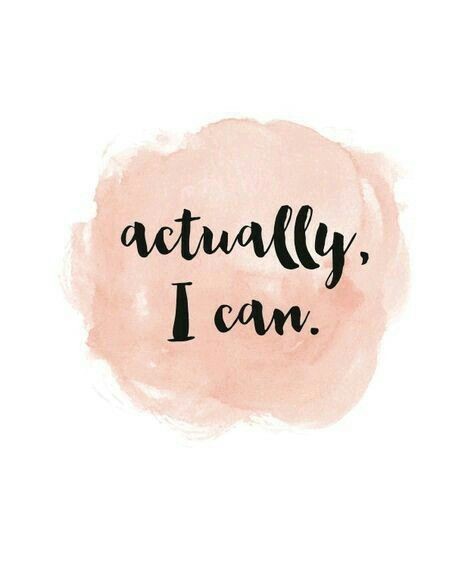 I can